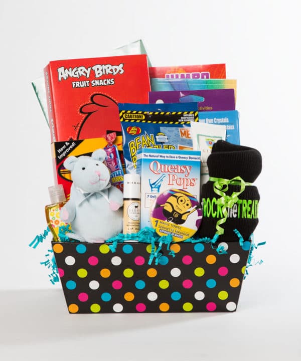 boys large basket | thoughtful gifts for cancer patients | Rock the Treatment