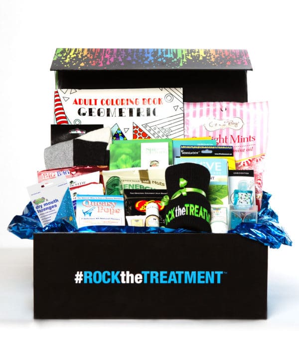 men's large chemo basket | thoughtful gifts for cancer patients | Rock the Treatment