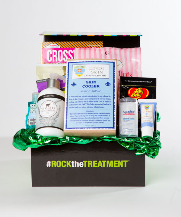 radiation basket | thoughtful gifts for cancer patients | Rock the Treatment