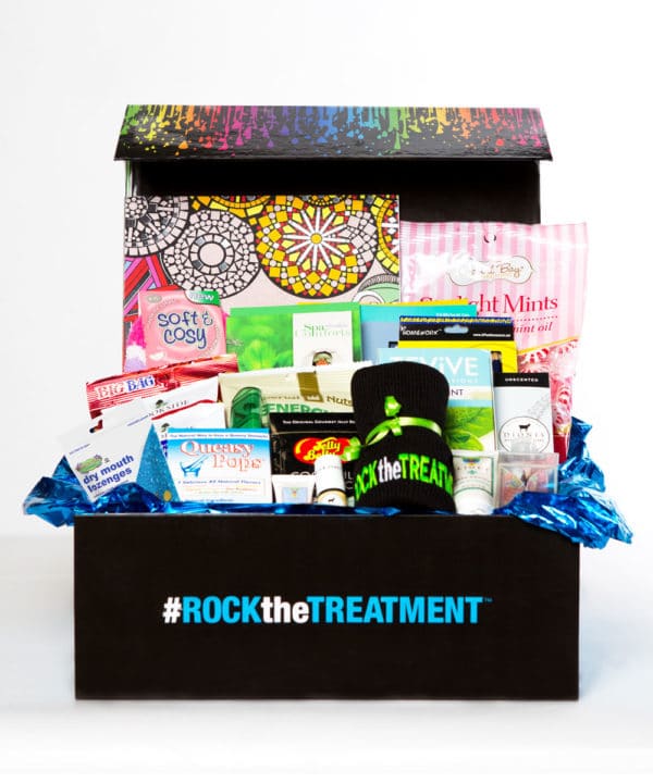 women's large chemo basket | thoughtful gifts for cancer patients | Rock the Treatment