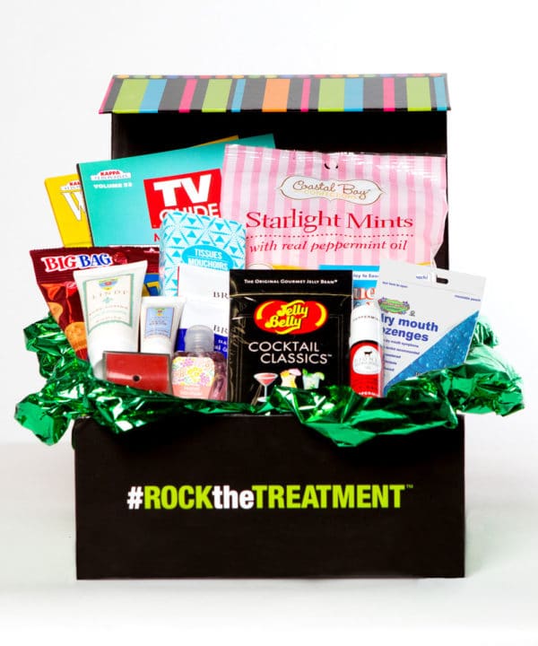 women's small chemo basket | thoughtful gifts for chemo patients | Rock the Treatment