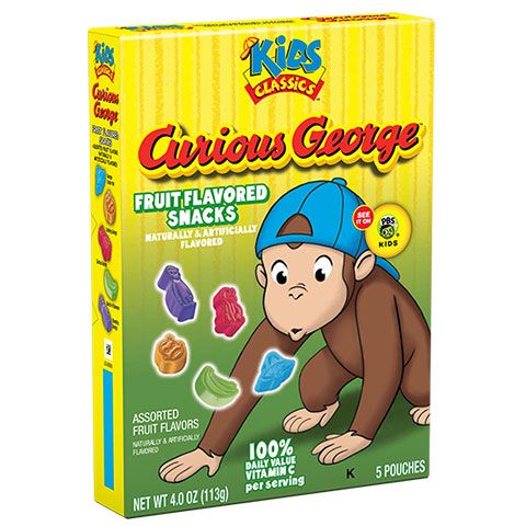 curious george fruit snacks