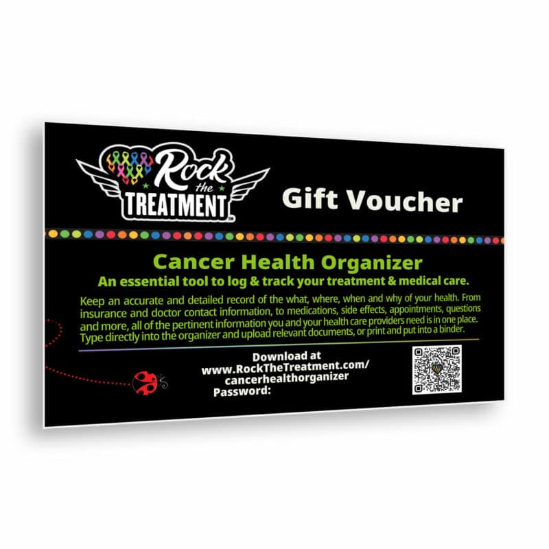 cancer organizer card