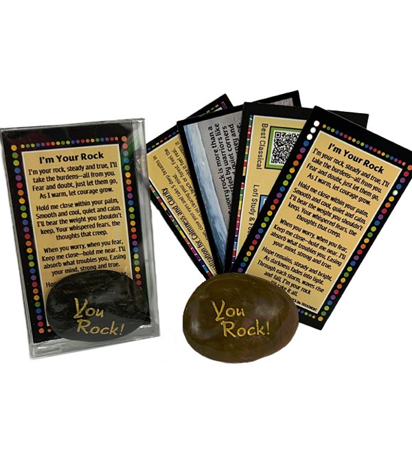 YOU ROCK! Worry Stone Package